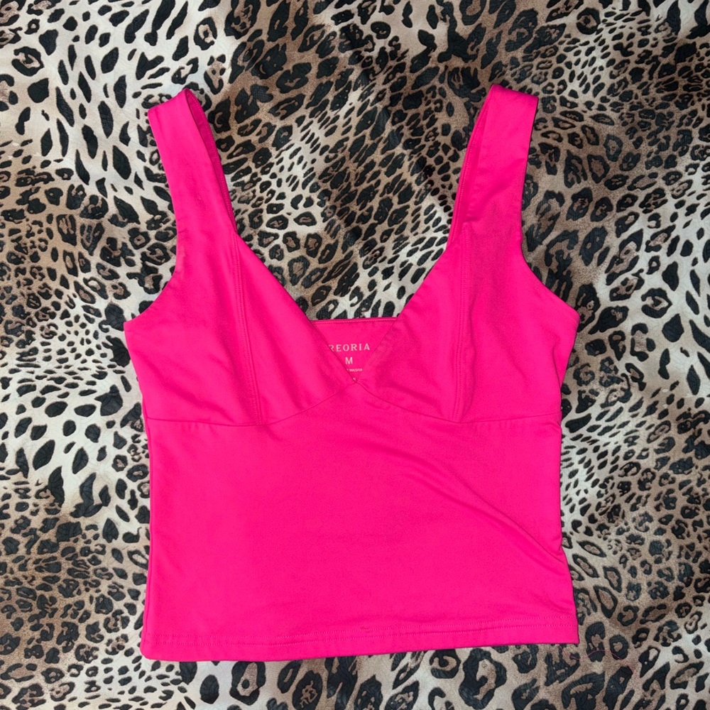 Vibrant Pink Crop Top